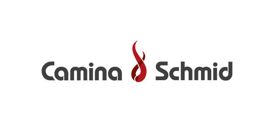 Camina Schmid Logo - Wärme & Design Kamin- und Kachelofenbau GmbH