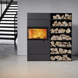 Kaminofen Holz - Dexter - Wärme & Design Kamin- und Kachelofenbau GmbH